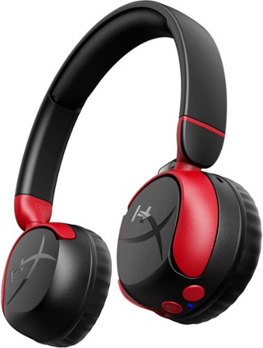 HyperX - Cloud Mini Wireless Headset for PC, PS5, PS4, Xbox Series X|S, Xbox One, Nintendo Switch, Chromebook, and Mobile - Red/Black