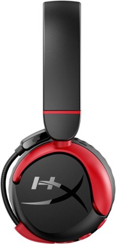 HyperX - Cloud Mini Wireless Headset for PC, PS5, PS4, Xbox Series X|S, Xbox One, Nintendo Switch, Chromebook, and Mobile - Red/Black