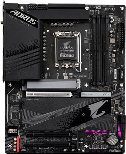GIGABYTE - Z790 AORUS ELITE AX (Socket LGA 1700) Intel Z790 ATX DDR5 Wi-Fi 6E Motherboard - Black