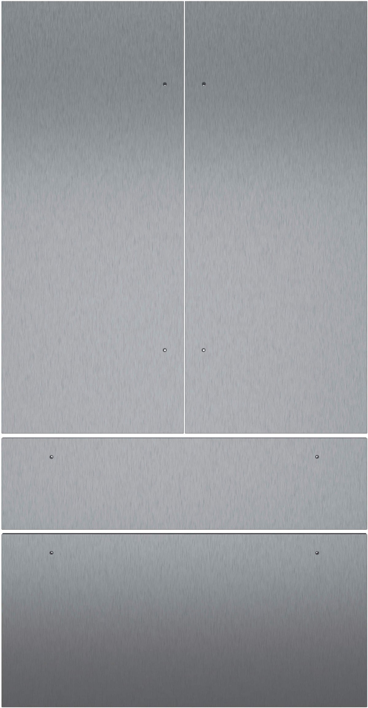 Door Panel Kit for Thermador T42IT100NP French Door Bottom Freezer Refrigerator - Stainless Steel