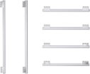 Masterpiece Series Handle Kit for Thermador 48" French Door Bottom Mount Refrigerator - Stainless Steel