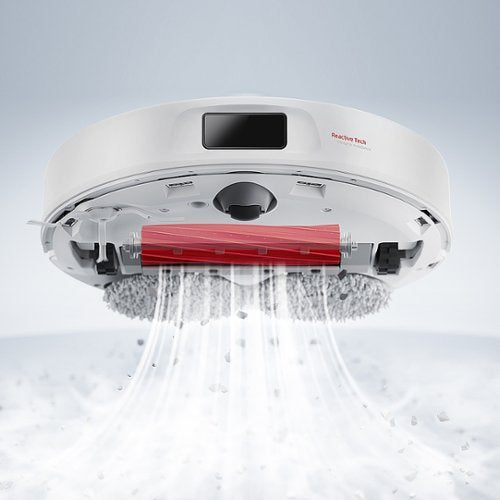 Roborock - Qrevo Pro Wi-Fi Connected Robot Vacuum and Mop with FlexiArm Design Edge Mopping, Dynamic Hot Water Mop Washing - White