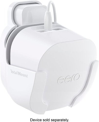 Made for Amazon Outlet and Wall Mount for eero 6 and eero 6+ - White