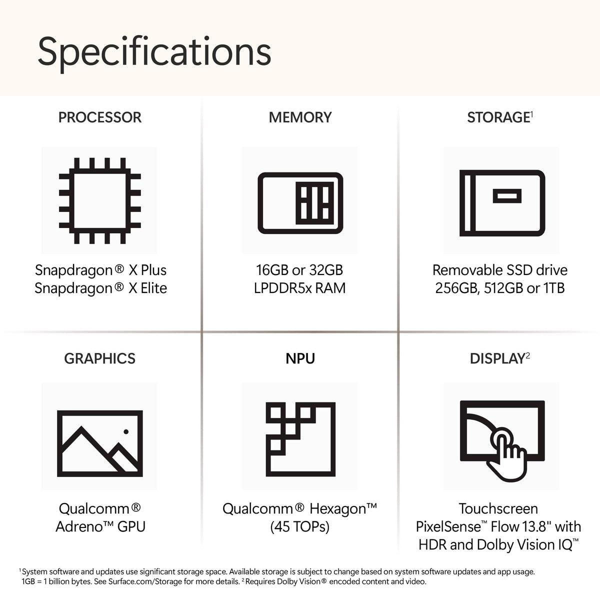 Microsoft - Surface Laptop - 13.8" 2K Touchscreen - Snapdragon X Elite 2024 - 16GB Memory - 512GB Storage (7th Ed) - Copilot+ PC - Black