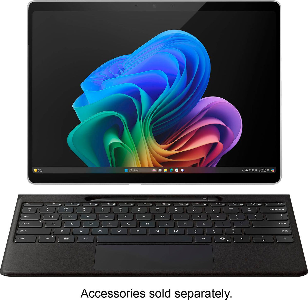 Microsoft - Geek Squad Certified Refurbished Surface Pro - Copilot+ PC - 13” - Snapdragon X Plus 10 Core - 16GB Memory - 512GB SSD - Platinum