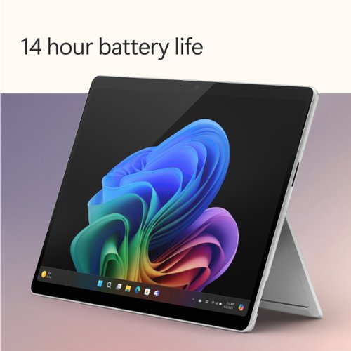 Microsoft - Geek Squad Refurbished Good - Surface Pro 5G - Copilot+ PC - 13" OLED - Snapdragon X Elite 12 Core - 16GB Memory - 512GB SSD - Platinum