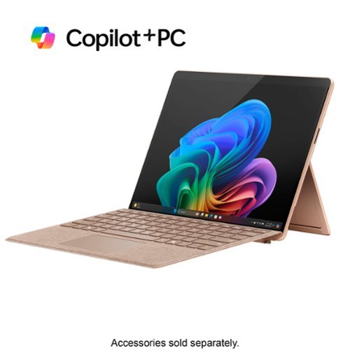 Microsoft - Geek Squad Certified Refurbished Surface Pro - Copilot+ PC - 13” - Snapdragon X Plus 10 Core - 16GB Memory - 512GB SSD - Dune