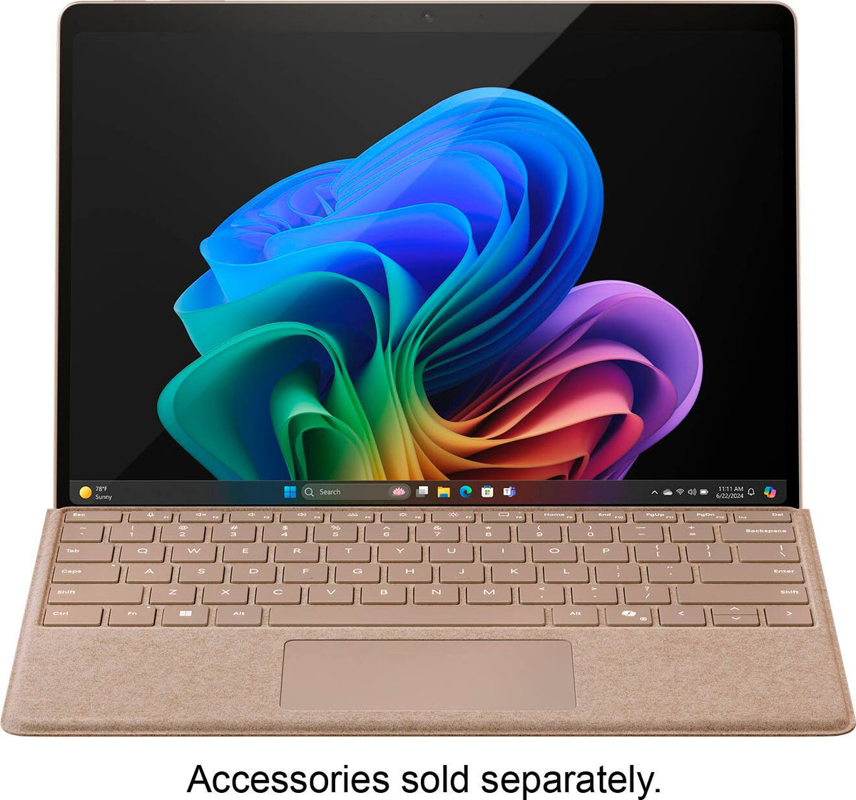 Microsoft - Geek Squad Certified Refurbished Surface Pro - Copilot+ PC - 13” - Snapdragon X Plus 10 Core - 16GB Memory - 512GB SSD - Dune
