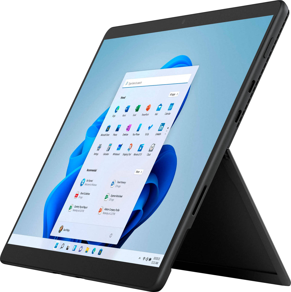 Microsoft - Refurbished Surface Pro 8 – 13” Touch Screen – Intel Evo platform Core i7 – 16GB Memory – 256GB SSD – Device Only - Graphite