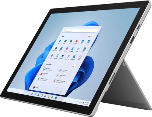Microsoft - Refurbished Surface Pro 7 - 12.3" Touch Screen - Intel Core i5 - 8GB Memory - 256GB SSD with Black Type Cover - Platinum