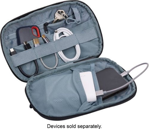 Thule - Terra PowerShuttle - Medium travel case for cords, cables, charger, power banks, AirPods, earbuds, headphones and more - Black