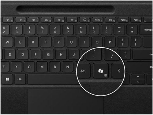 Microsoft - Surface Slim Pen (2nd Edition) and Pro 13" Flex Keyboard for Pro 13" (11th Edition), Pro 9, Pro 8 - Black