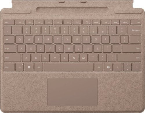 Microsoft - Surface Pro Keyboard for Pro 13" (11th Edition), Pro 9, and Pro 8 with Pen Storage - Dune