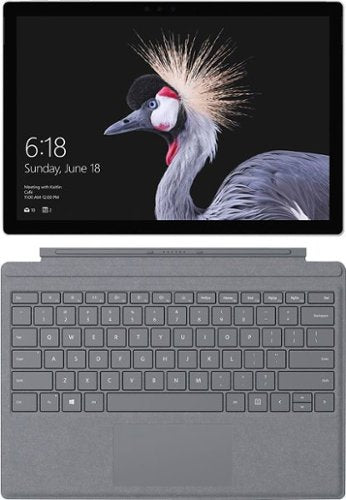 Microsoft - Geek Squad Refurbished Good - Surface Pro - 12.3" Touch-Screen - Intel Core i5 - 8GB Memory - 128GB SSD with Platinum Cover (Latest Model) - Silver