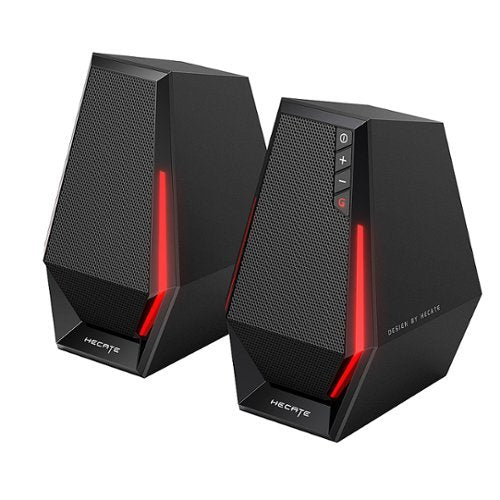 Edifier - G1500 2.0 Bluetooth Gaming Speakers with RGB Lighting (2-Piece) - Black