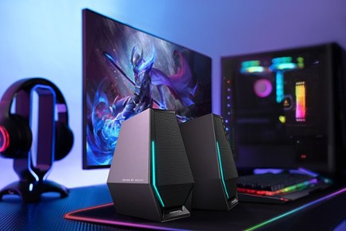 Edifier - G1500 2.0 Bluetooth Gaming Speakers with RGB Lighting (2-Piece) - Black