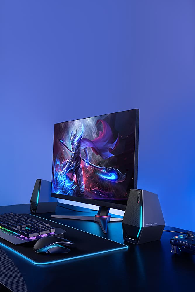 Edifier - G1500 2.0 Bluetooth Gaming Speakers with RGB Lighting (2-Piece) - Black