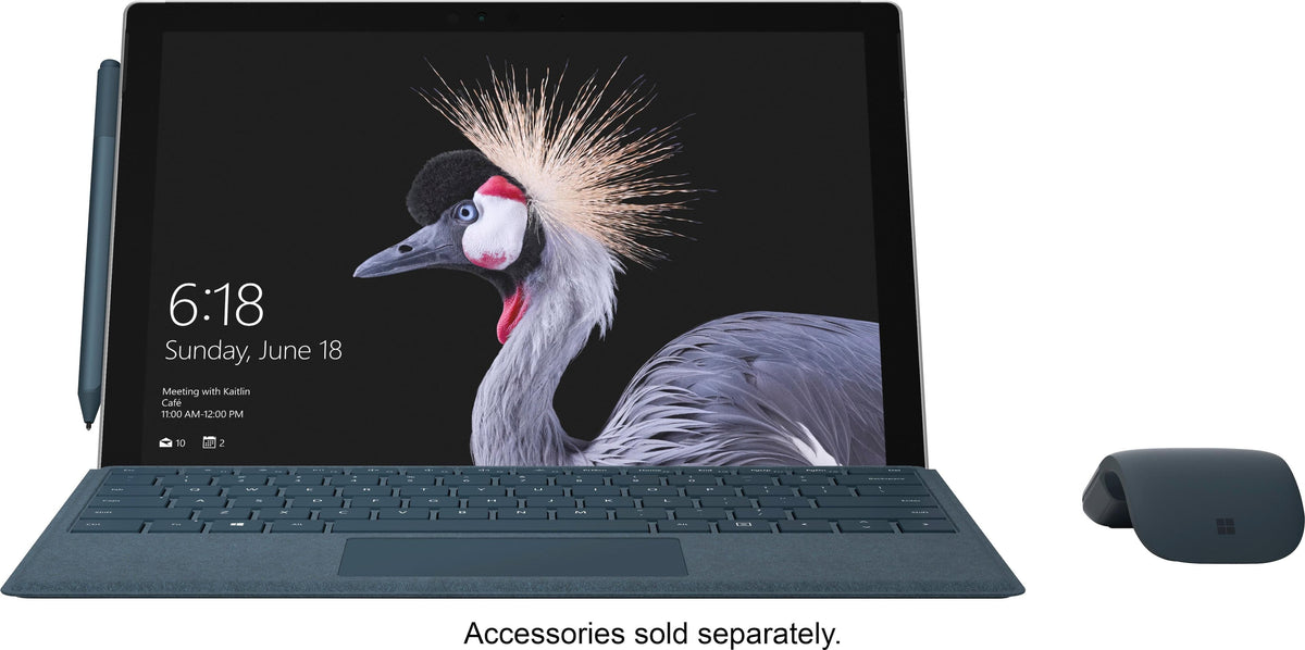 Microsoft - Refurbished Surface Pro – 12.3” Touch-Screen – Intel Core m3 – 4GB Memory – 128GB Solid State Drive (Fifth Generation) - Silver