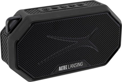 Altec Lansing - Bluetooth HydraMini 2.0 EverythingProof Portable Speaker - Black/Gray
