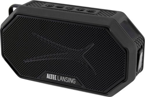 Altec Lansing - Bluetooth HydraMini 2.0 EverythingProof Portable Speaker - Black/Gray