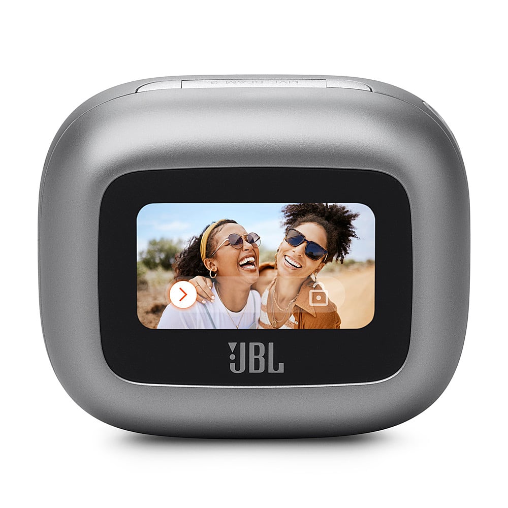 JBL - Live Beam 3 True Wireless Noise Cancelling Earbuds - 2024 - Silver