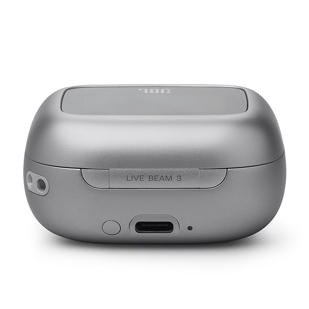 JBL - Live Beam 3 True Wireless Noise Cancelling Earbuds - 2024 - Silver