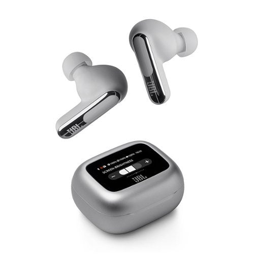 JBL - Live Beam 3 True Wireless Noise Cancelling Earbuds - 2024 - Silver
