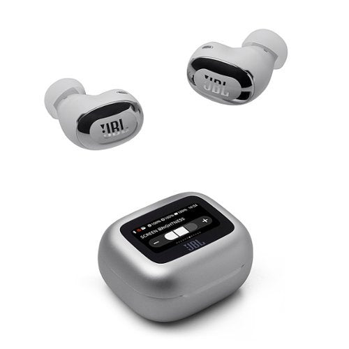 JBL - Live Buds 3 True Wireless Noise Cancelling Earbuds - 2024 - Silver