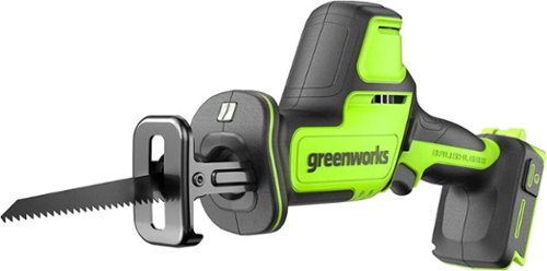 Greenworks - 24V 5 Tool Combo Kit - Drill, Impact Driver, Recip Saw, Light, Bluetooth Speaker, 2Ah + 4Ah Batteries, & Charger - Green