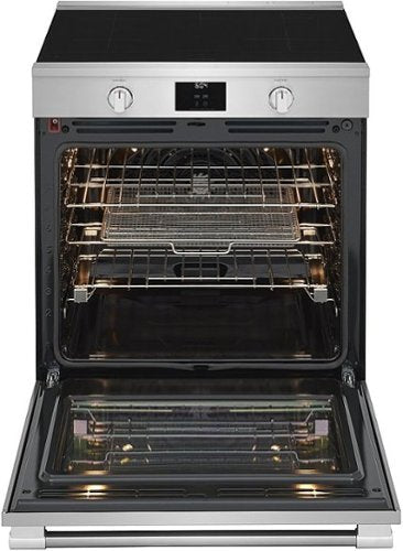 Frigidaire - Professional 30 in. Wide 5 elements 6.2 Cu. Ft Slide-In Induction Range with Total Convection - Stainless Steel
