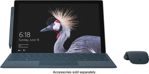 Microsoft - Refurbished Surface Pro – 12.3” Touchscreen – Intel Core i5 – 4GB Memory – 128GB Solid State Drive (Latest Model) - Silver
