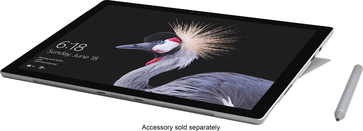 Microsoft - Refurbished Surface Pro – 12.3” Touch-Screen – Intel Core i5 – 8GB Memory – 256GB Solid State Drive (Fifth Generation) - Silver