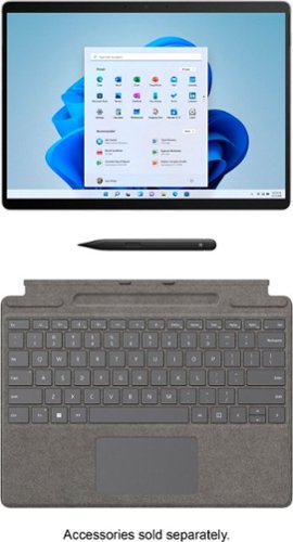 Refurbished Surface Pro X – 13” Touch Screen – Microsoft SQ2 – 16GB Memory – 256GB SSD – Device Only - Platinum