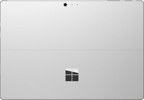 Microsoft - Geek Squad Certified Refurbished Surface Pro 4 with Black Type Cover - 12.3" - 128GB - Intel Core i5 - Silver
