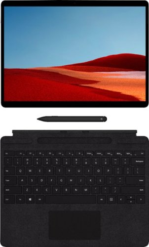 Geek Squad Refurbished Good - Surface Pro X - 13" Touch Screen - Microsoft SQ1 - 8GB Memory - 256GB SSD - WiFi+4G LTE - Keyboard+Slim Pen - Matte Black