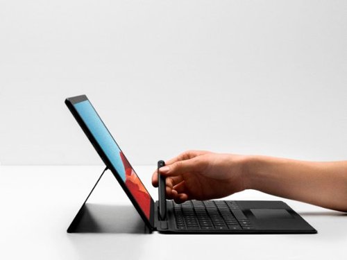 Geek Squad Refurbished Good - Surface Pro X - 13" Touch Screen - Microsoft SQ1 - 8GB Memory - 256GB SSD - WiFi+4G LTE - Keyboard+Slim Pen - Matte Black