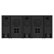 Klipsch - Real Custom Cinema RC-122-BTS with (3) 3" Titanium Compression Drivers, Single Crossover Loudspeaker, Each - Black
