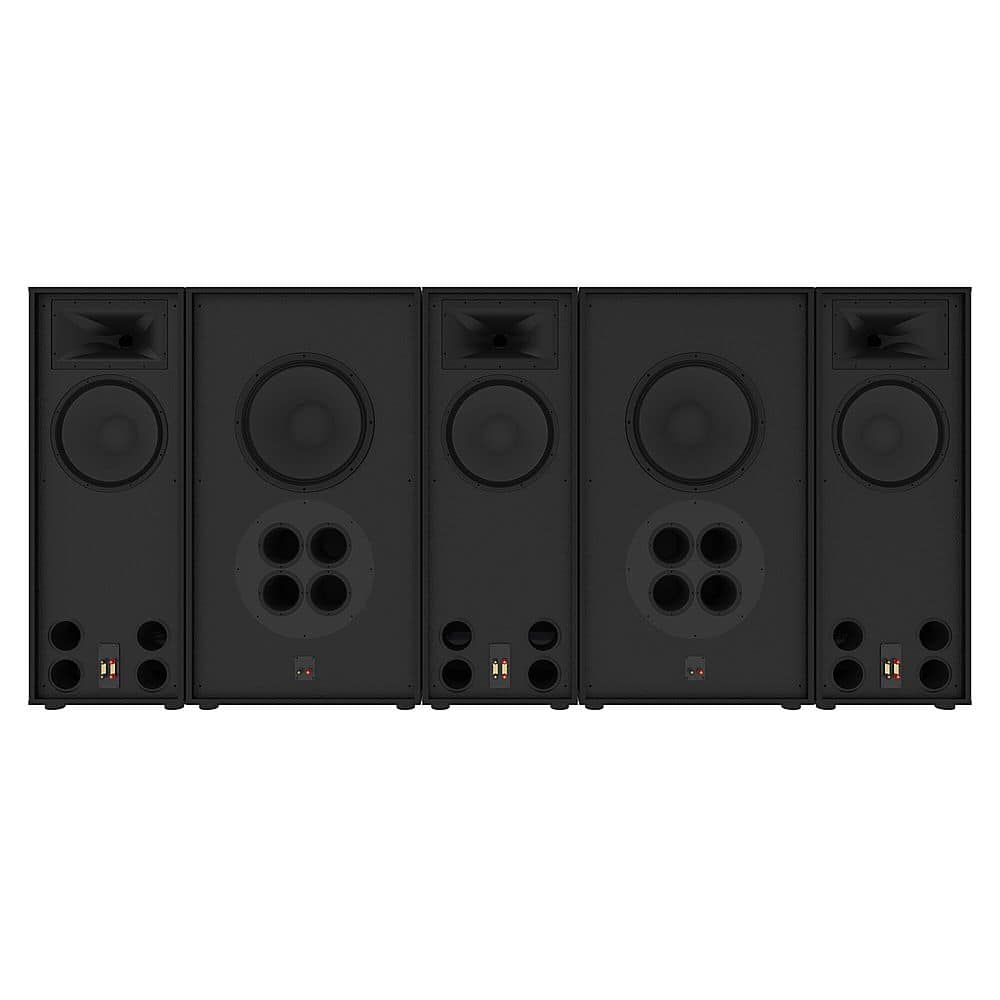 Klipsch - Real Custom Cinema RC-122-BTS with (3) 3" Titanium Compression Drivers, Single Crossover Loudspeaker, Each - Black