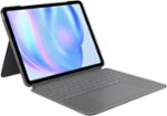 Logitech - Combo Touch iPad Air 13-inch - Latest Model (M2, M3 & M4), iPad Air (5th gen) Keyboard Case with Detachable Keyboard - Oxford Gray