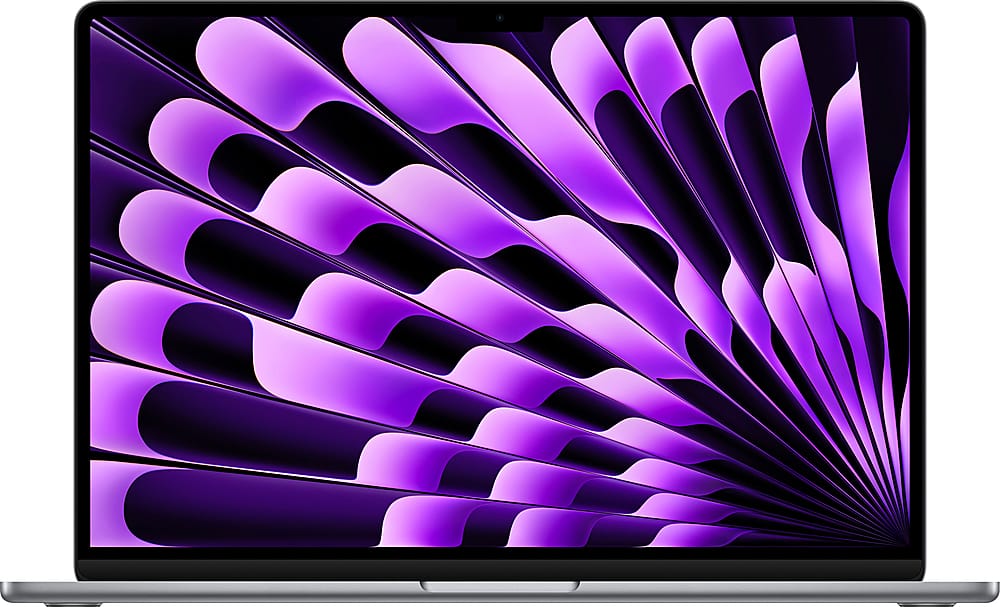 Apple - Geek Squad Certified Refurbished MacBook Air 15" Laptop - M2 chip - 16GB Memory - 1TB SSD - Space Gray