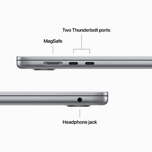 Apple - Geek Squad Certified Refurbished MacBook Air 15" Laptop - M2 chip - 16GB Memory - 1TB SSD - Space Gray