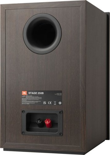 JBL - Stage2 250B 2-Way 5.25-inch (130mm) Bookshelf Loudspeaker - Pair - Espresso