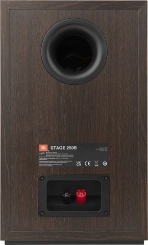 JBL - Stage2 250B 2-Way 5.25-inch (130mm) Bookshelf Loudspeaker - Pair - Espresso