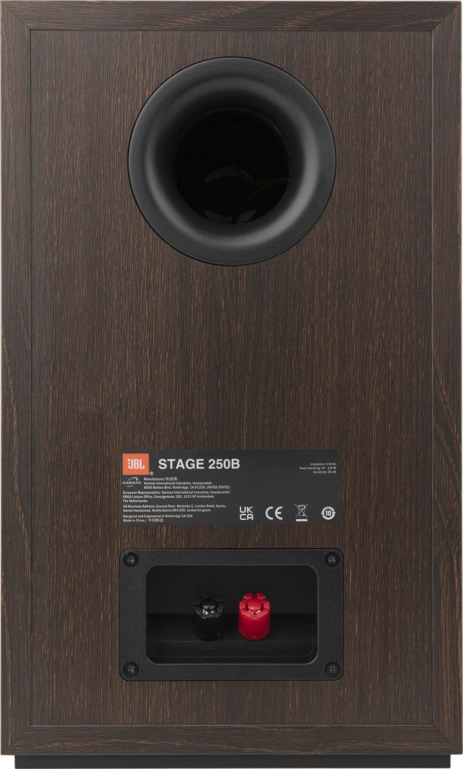 JBL - Stage2 250B 2-Way 5.25-inch (130mm) Bookshelf Loudspeaker - Pair - Espresso