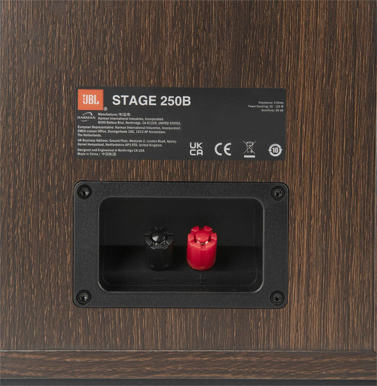 JBL - Stage2 250B 2-Way 5.25-inch (130mm) Bookshelf Loudspeaker - Pair - Espresso