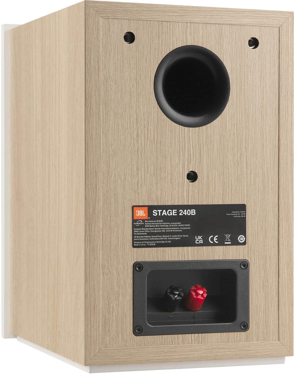JBL - Stage2 240B 2-Way 4.5-inch (114mm) Bookshelf Loudspeaker - Pair - Latte