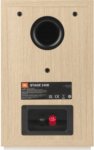 JBL - Stage2 240B 2-Way 4.5-inch (114mm) Bookshelf Loudspeaker - Pair - Latte