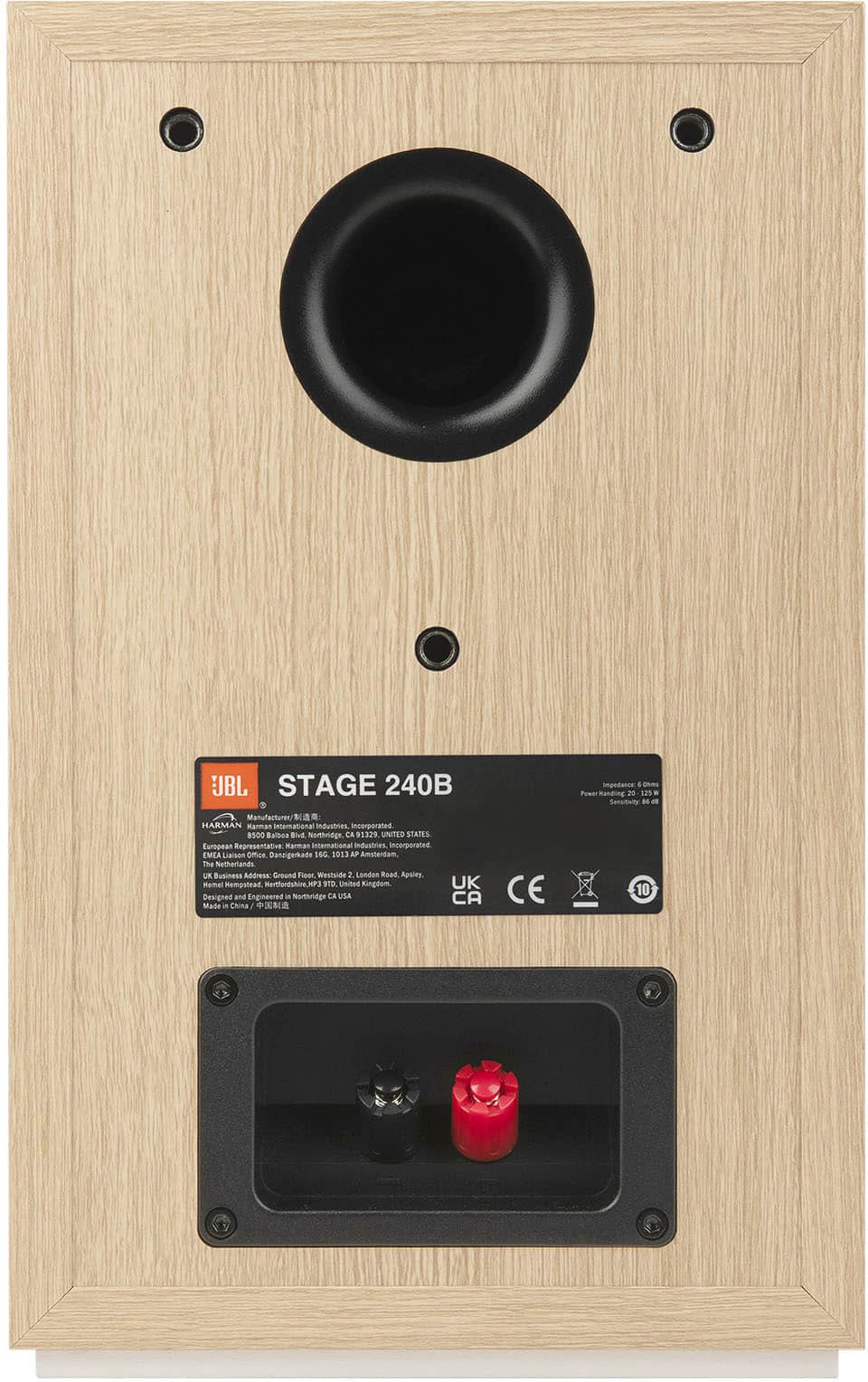 JBL - Stage2 240B 2-Way 4.5-inch (114mm) Bookshelf Loudspeaker - Pair - Latte