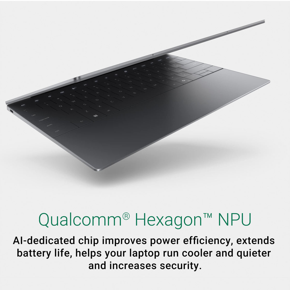 Dell - XPS - 13.4" 3K OLED Touchscreen Laptop - Snapdragon X Elite X1E-80 2024 - 16GB Memory - 512 GB Storage - Copilot+ PC - Graphite
