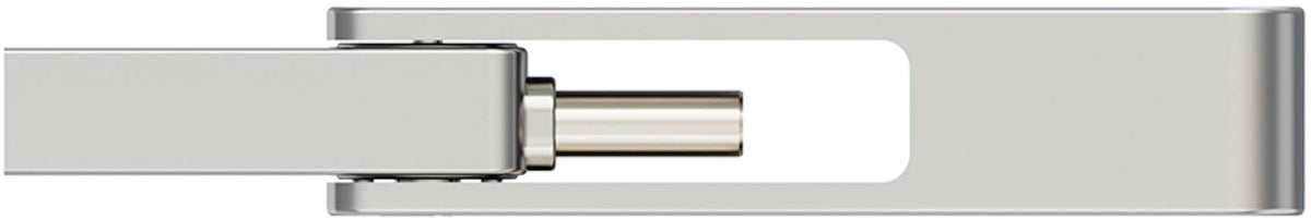 PNY - 64GB DUO LINK USB 3.2 Type-C Dual Flash Drive - Silver